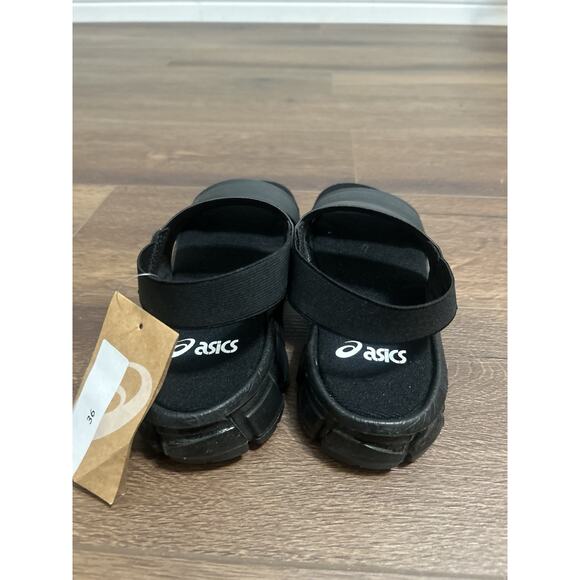 ASICS Gel-Quantum 90 Sling-Back Slides Sandals Size 6 Mens Black GEL-Cushion main image 7